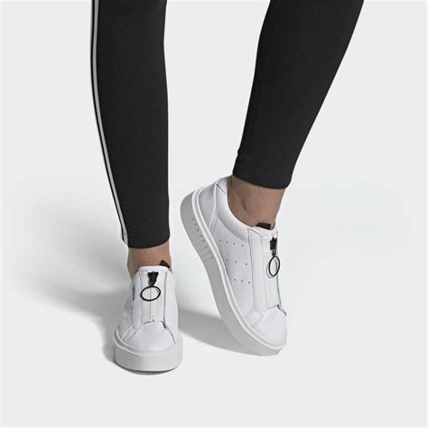 zapatilla blanca adidas originals sleek super